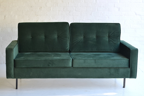 037 Modern Velvet Emerald Couch